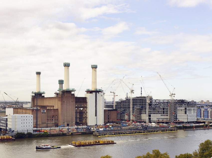 Battersea Power Station Development’s First Iconic Chimney Close To ...